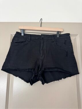 Kut from the Kloth Frayed Denim Shorts
